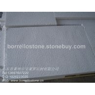 雪花白大理石荔枝面干挂墙面工程板