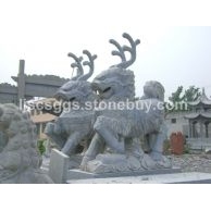 嘉祥石雕-石头麒麟