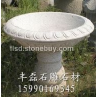 石雕花盆 石雕花钵