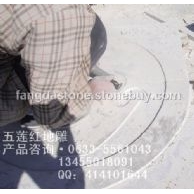 五蓮紅地雕加工