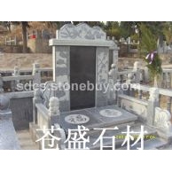 雪花青.石雕.墓碑