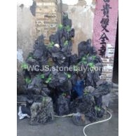客戶訂做假山盆景