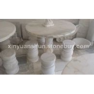 汉白玉工艺石桌