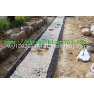 天然彩色鹅卵石拼画;园林