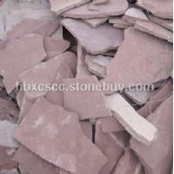 高粱红乱型文化石