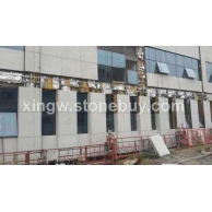 石家庄国际机场外墙干挂工地