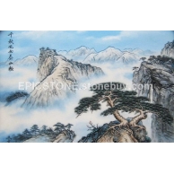 写实手绘雕刻工艺画