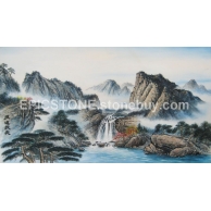 写实手绘雕刻工艺画