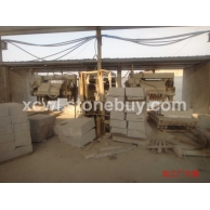 芝麻白荒料、路边石、石材制品、各种异形石材, 门牌石、雕刻