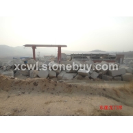 芝麻白荒料、路边石、石材制品、各种异形石材, 门牌石、雕刻