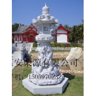 供应订做石塔 石灯 景观石塔