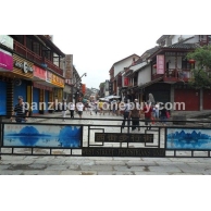 青石板自然面铺装效果