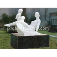 小区石雕、石雕小区、汉白玉石雕、石雕厂家、嘉祥石雕厂家