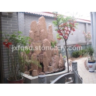 假山噴泉 青石 花崗巖 漢白玉 黃銹石 五蓮花 五蓮紅 花瓶 二十四孝壁畫 九龍壁 麒麟 大象