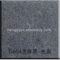 G654芝麻黑-光面