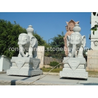 花岗岩大象 景观石雕大象 门口大象 招财镇宅石象