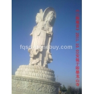 富侨石雕工程案例、三面观音、石雕三面观音、石雕三面观音富侨设计制作、三面观音富侨石雕制作