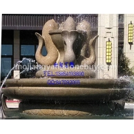 石雕噴泉水缽、黃銹石噴泉水缽、黃金麻噴泉水缽、濟(jì)南石雕噴泉水缽、山東石雕噴泉水缽