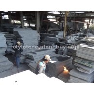 中国黑G654火烧板加工