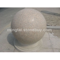 磨光 五莲红 圆球