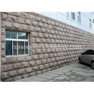 将军红蘑菇石外墙干挂