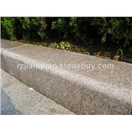 磨光面五莲红路牙石