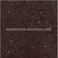 威洋深棕色石英石