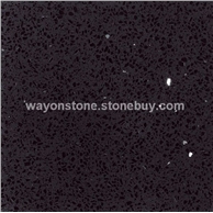 纯黑色石英石台面