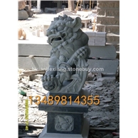 石雕献钱狮 金钱狮 招财狮 送钱狮 南狮 喜狮 舞狮