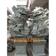 石雕献钱狮 金钱狮 招财狮 送钱狮 南狮 喜狮 舞狮