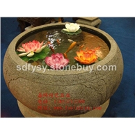 供應廠家直銷石雕魚缸精美雕花魚缸FY-YG001