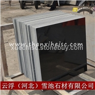 雪池石材供应天然黑色花岗岩 山西黑花岗岩 黑色花岗岩加工生产
