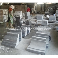 福建芝麻黑G654 深灰麻石材异形加工