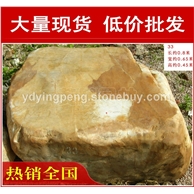 厂家直销深圳珠海招牌石台面石黄腊石，黄蜡石景观石材