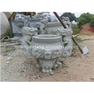 石雕香炉 寺庙香炉 香火炉 寺庙用具石雕 鼎 佛堂用具
