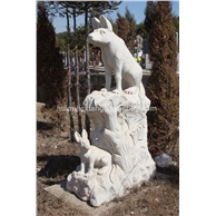 園林動物 動物石雕工藝品 狗 馬 恐龍