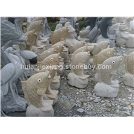 魚(yú)石雕 海魚(yú)雕刻 水動(dòng)物石雕 小區(qū)觀賞石雕 魚(yú)噴水雕