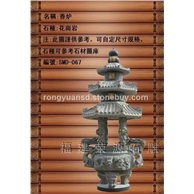 惠安石香爐 寺廟香火爐雕塑0015