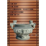 惠安石香爐 寺廟香火爐雕塑008