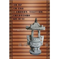惠安石香爐 寺廟香火爐雕塑006