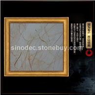 索菲特金大理石背景墙定做天然大理石线条现货热销
