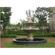 供應(yīng)石雕漢白玉 噴水雕塑 石材噴泉 廣場流水歐