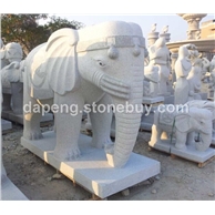 惠安石雕供應(yīng)大理石大象 招財(cái)大象 吉祥如意門口大象雕刻