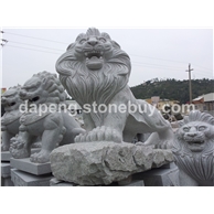 供应石雕狮子 寺庙青石狮子 北京狮 花岗岩狮子 招财狮批发