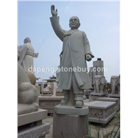 古代人物石雕 历史伟人全身像雕刻 惠安石雕厂家