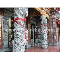 廠家直銷石雕盤龍柱 花崗巖龍鳳柱 寺廟青石龍柱生產(chǎn)廠家