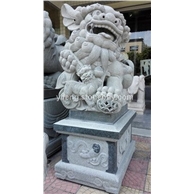 青石石雕狮子 青斗石石狮 福建惠安石雕狮子批发