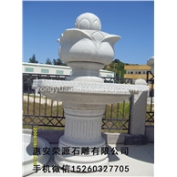 批發(fā) 石雕 庭院園林景觀噴泉 廣場(chǎng)噴泉水景 黃銹石噴水池雕塑