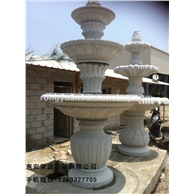 供應噴水池 水缽 黃銹石噴水池  園林水景