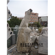 订做石雕鹰 动物雕塑 花岗岩石材雕塑 园林动物雕塑